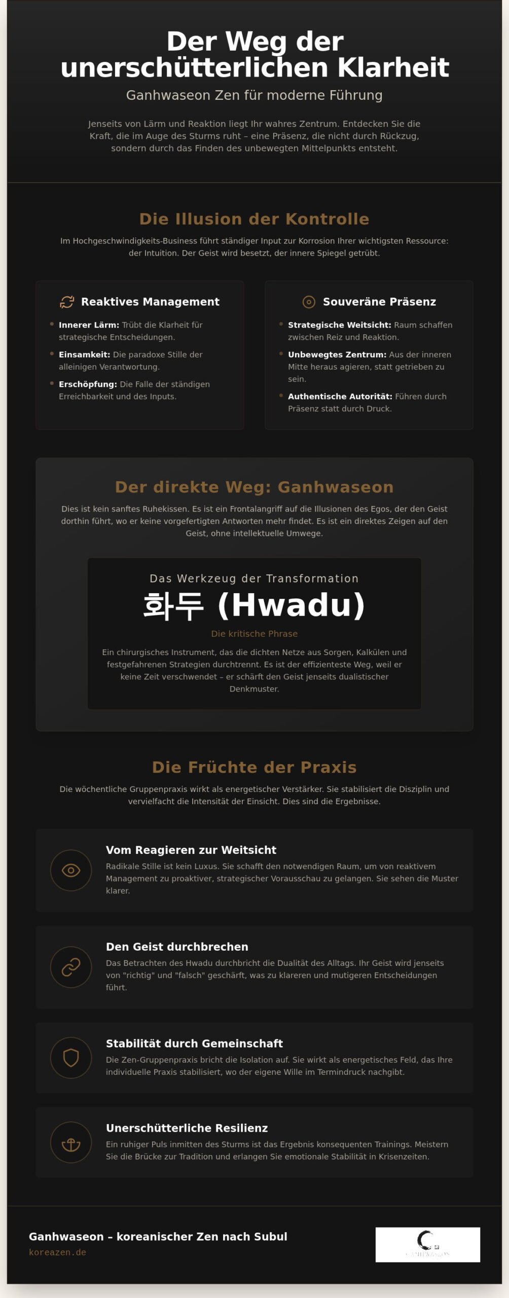 Zen Gruppenpraxis für Unternehmer: Ihr Anker für unerschütterliche Klarheit